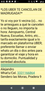 UBER - Tlajomulco